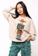 Queen of Sparkles, Cowboy Nutcracker Sweatshirt