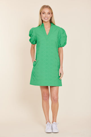 Dolce Cabo V-Neck Quilted Dress