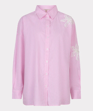 Esqualo Striped Flower Shirt
