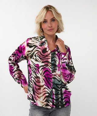 Zebra Print Blouse