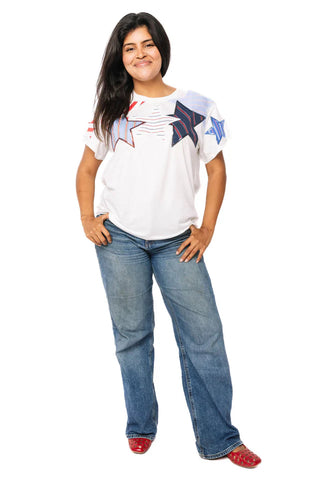 Queen of Sparkles Patch Stars Tee