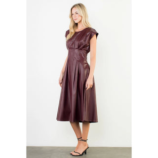 THML Sleeveless VL Midi Dress