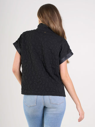 Emily McCarthy Poppy Pullover Quilt Jacquard