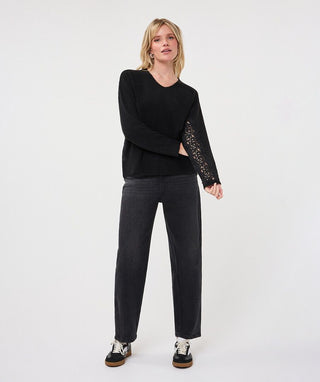 Esqualo VNeck Sweater Lace