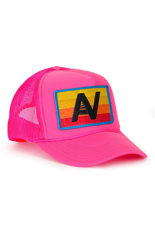 AV Logo Rainbow Vintage LR Trucker Hat