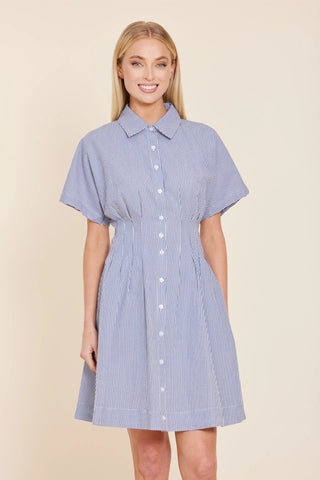 Dolce Cabo Stripe Dart Waist Dress