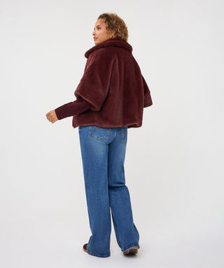 Esqualo Poncho Faux Fur
