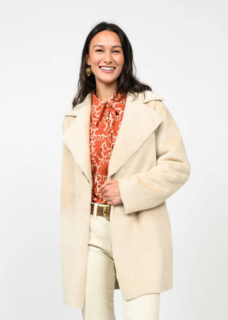 Ivy Jane Faux Fur/Suede Coat