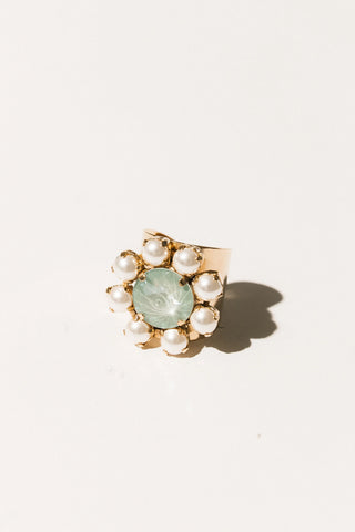 Tova Twiggy Plus Ring Agave Ignite & Pearls
